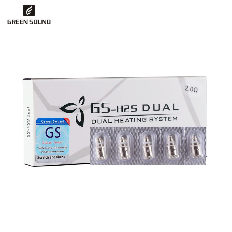 5pcs/pack Genuine GS H2S Dual  - огляд і ціна Vaping Area