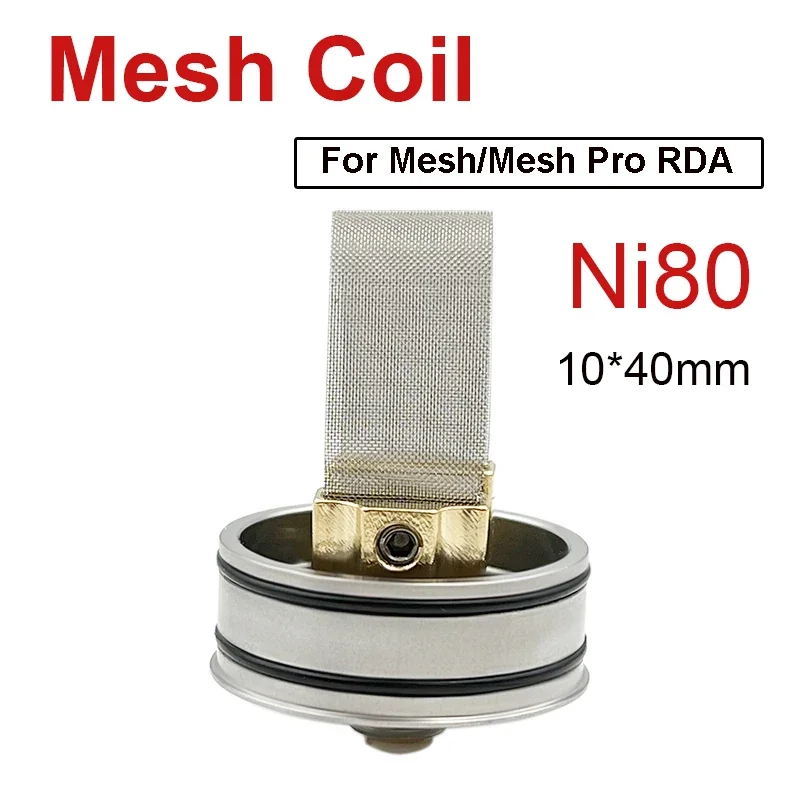10/20PCS Mesh Coil Ni80 316L W - огляд і ціна Accessories For Vaping